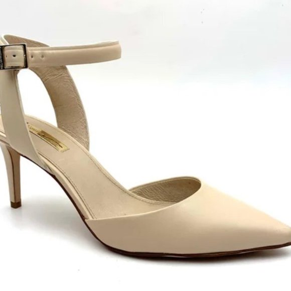 Louise Et Cie Kota Leather Slingback Sandals-NATURAL size 5.5 - Picture 1 of 5